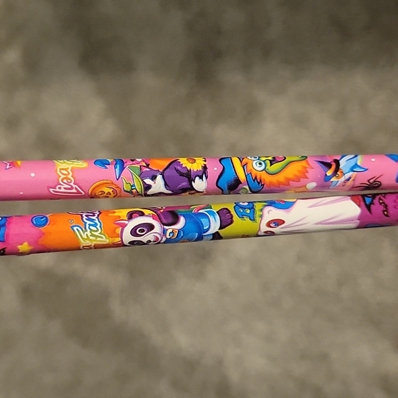 🌻 Vintage Lisa Frank Unused Pencil Set of 2 - Picture 1 of 6